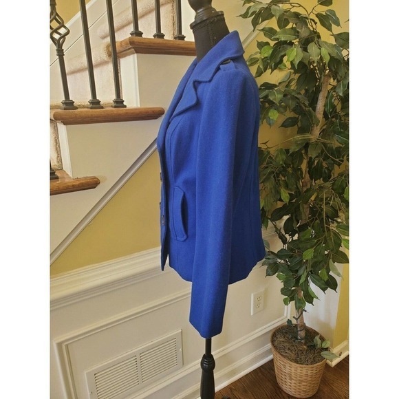 OLD NAVY Button Pea Coat Medium - Picture 4 of 10